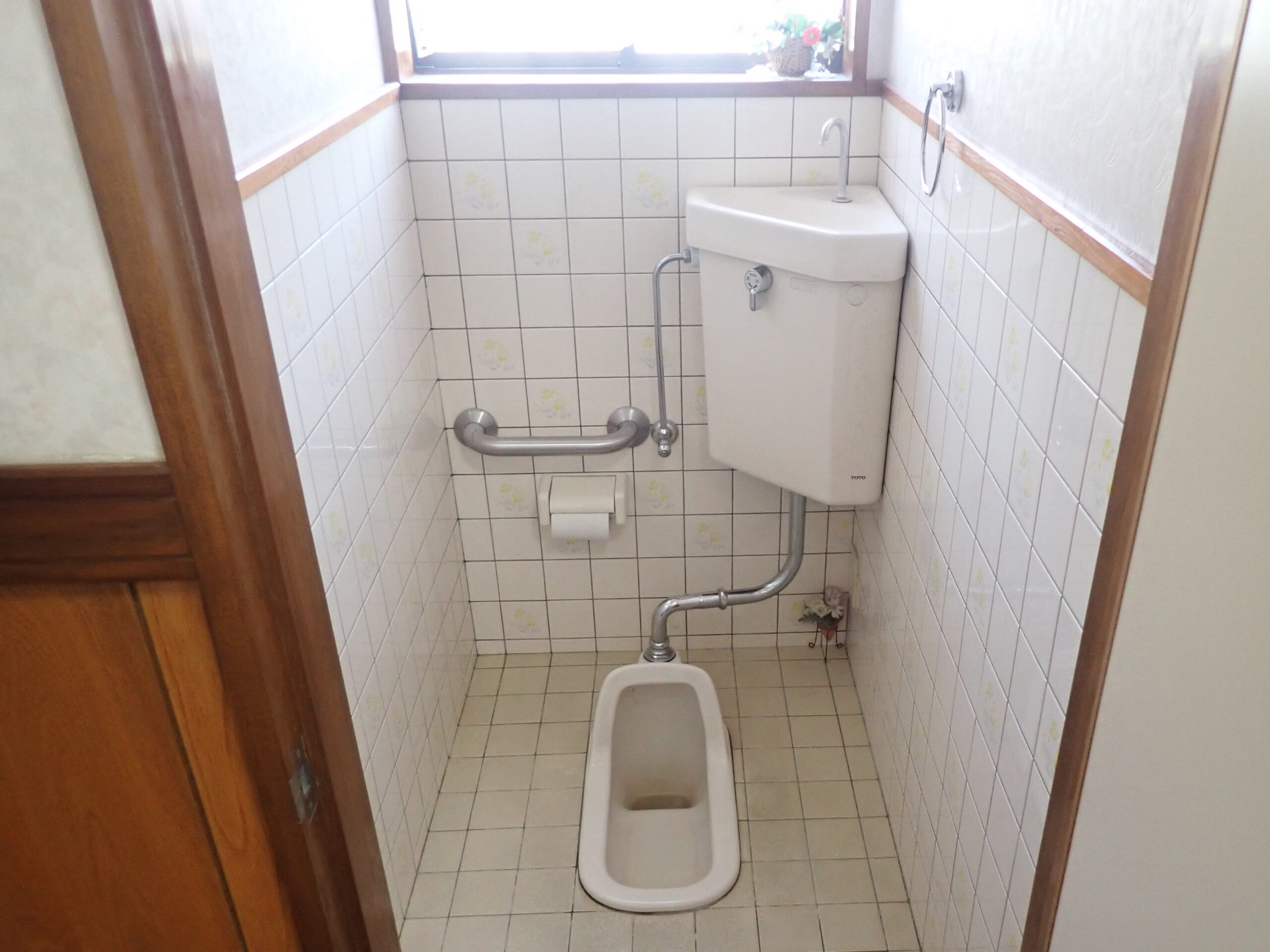 昔ながらの和式トイレ